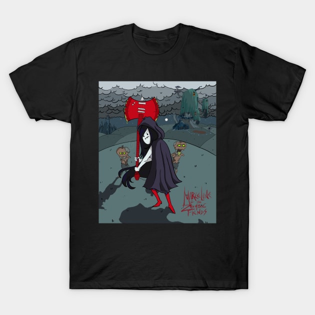 Marceline and the Zombie Fiends T-Shirt by xAshley_Sharpx